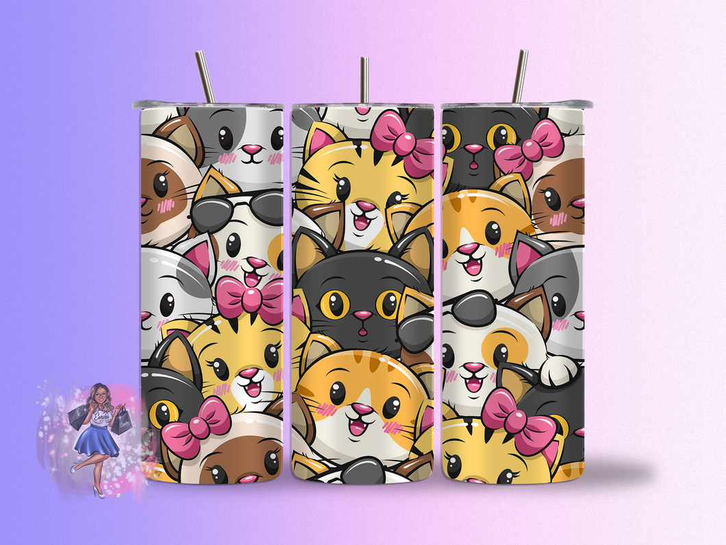 Cat Lover Stainless Steel Tumbler